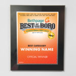 best of the boro winners plaque