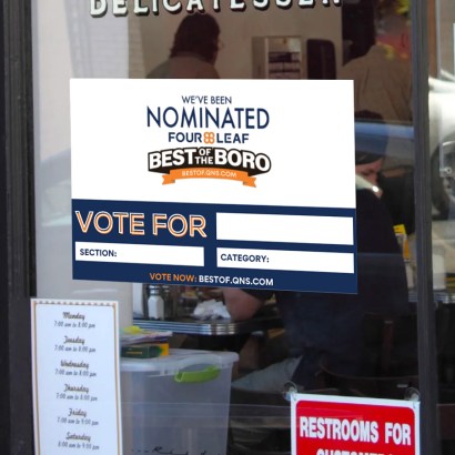 window sign promotional