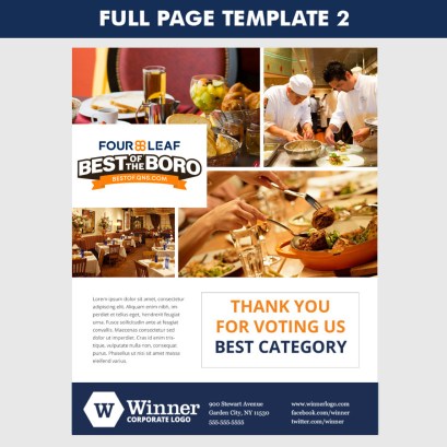 full page ad template 2