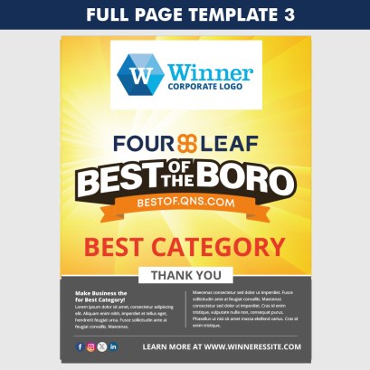 full page ad template 3